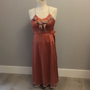 Beautiful, keyhole back, Silky Midi Dress, XS